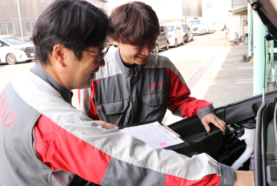 先輩との距離が近い職場